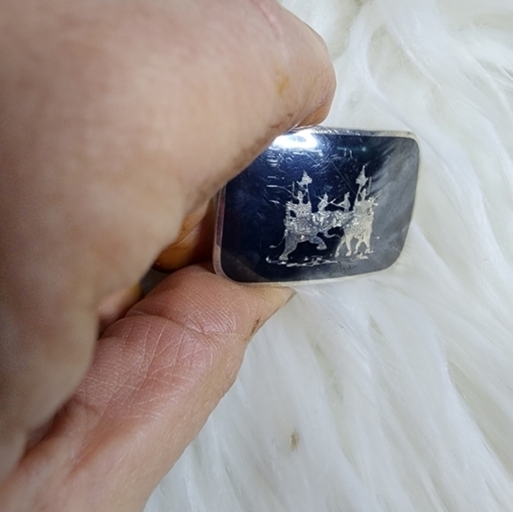 Vintage Siam‎ Niello sterling belt Buckle main image 9